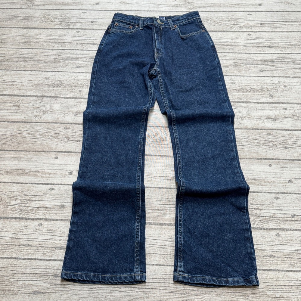Gap Jeans Kid's 14 Blue Dark Wash Bootcut Stretch Denim Classic Fit Medium Wash